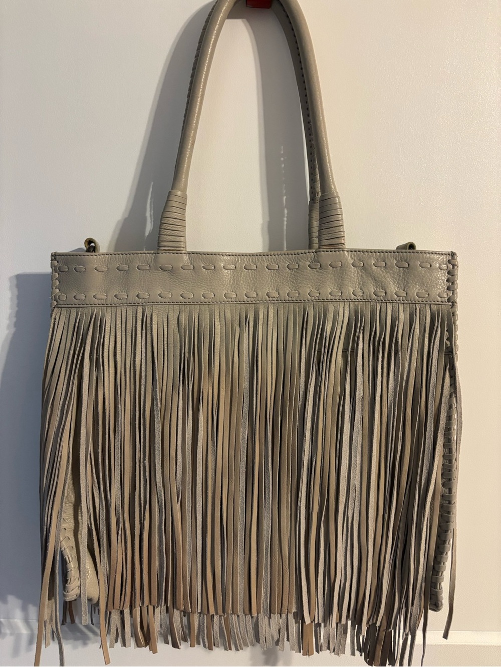 Idyllwind Cream Fringe Shoulder Bag